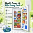 Conserv 14cf Upright Freezer CONVERTIBLE REF Garage Ready E-Star 28in wide 110V