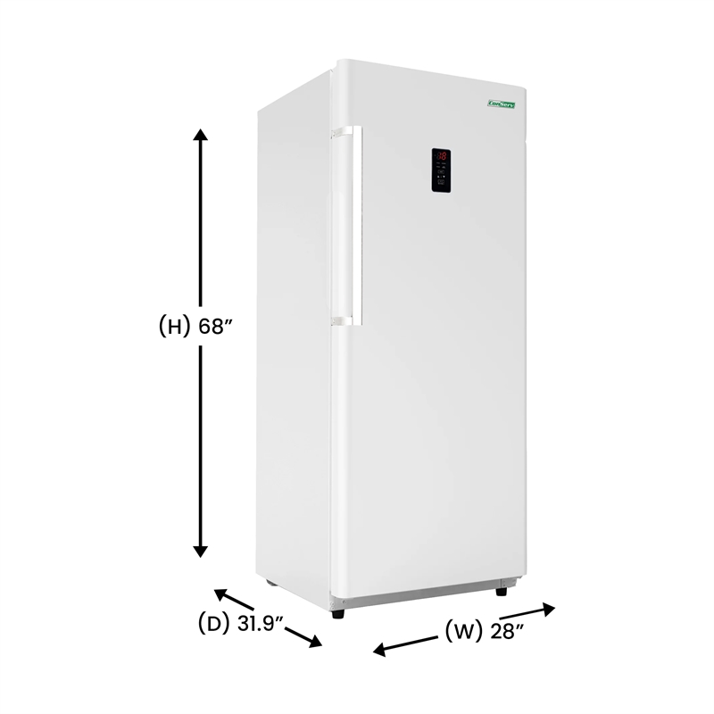 Conserv 17 cu.ft. Convertible Upright Freezer/Refrigerator Garage Ready in white