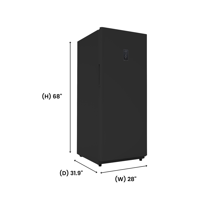 Conserv 17  cu.ft. Convertible Upright Freezer/Refrigerator  in Black