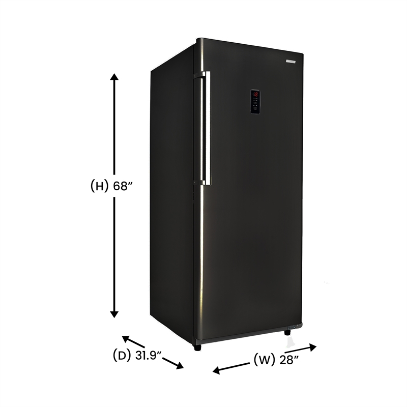 Conserv 17  cu.ft. Convertible Upright Freezer/Refrigerator  in Black