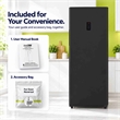 Conserv 17  cu.ft. Convertible Upright Freezer/Refrigerator  in Black