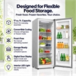 Conserv 17 cu. ft Convertible Upright Freezer/Refrigerator in Stainless