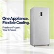 Conserv 17 cu. ft Convertible Upright Freezer/Refrigerator in Stainless