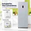 Conserv 17 cu. ft Convertible Upright Freezer/Refrigerator in Stainless