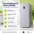 Conserv 17 cu. ft Convertible Upright Freezer/Refrigerator in Stainless