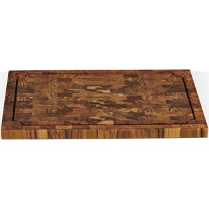 hiteak furniture teak wooden cutting board with juice groove