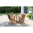 Curated Maison Felice Teak Outdoor Folding Armchair