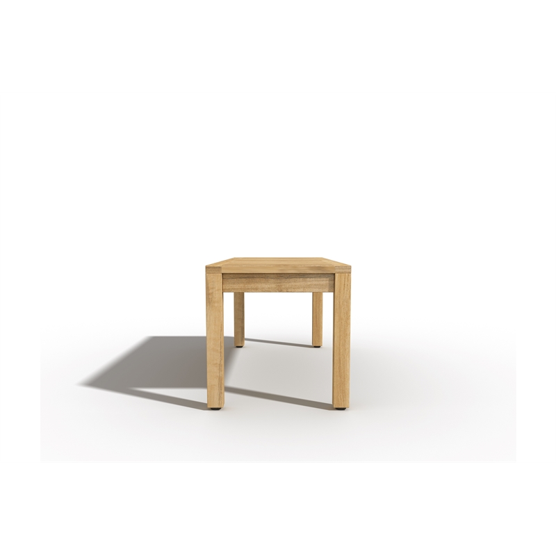 Curated Maison Dionne 2 Person Teak Outdoor Bench