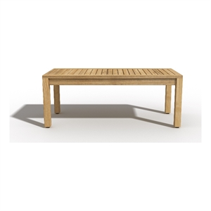 Curated Maison Dionne 2 Person Teak Outdoor Bench