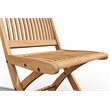 Curated Maison Florence Teak Folding Side Chair