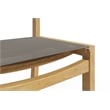 Curated Maison Perrin Teak Outdoor Counter Height Stool in Taupe