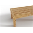 Curated Maison Eliane Rectangular Teak Outdoor Coffee Table