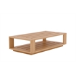 Curated Maison Lothair Rectangular Teak Outdoor Coffee Table