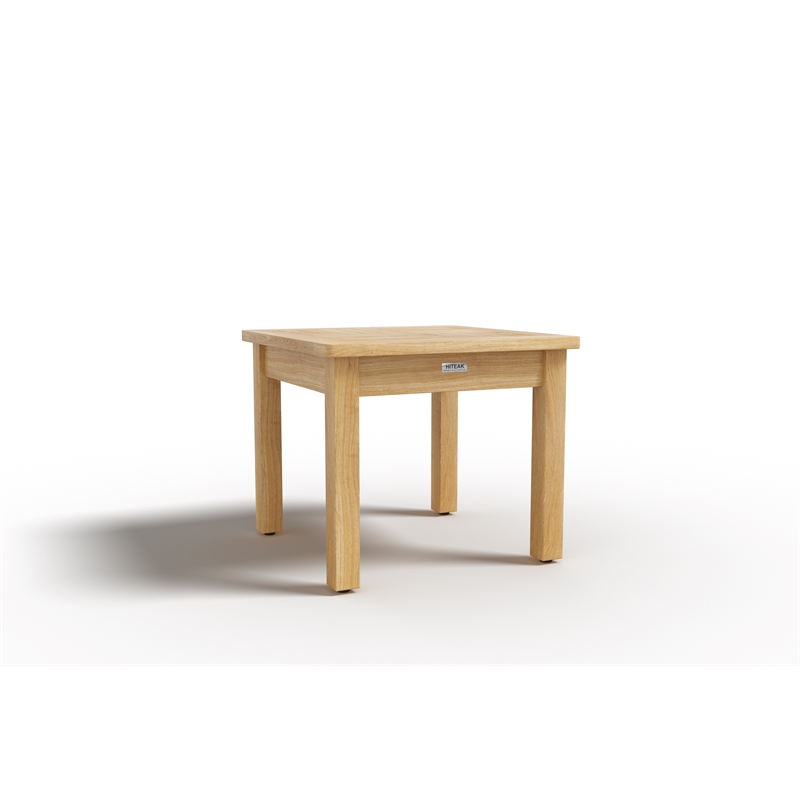 Curated Maison Dionne Square Teak Outdoor Side Table