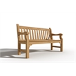 Curated Maison Belrose 2-Person Teak Outdoor Bench in Natural