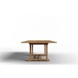 Curated Maison Belmont Teak Outdoor Dining Table w/ Built-In Extension Natural