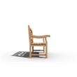 Curated Maison Liane 2-Person Teak Outdoor Bench in Natural