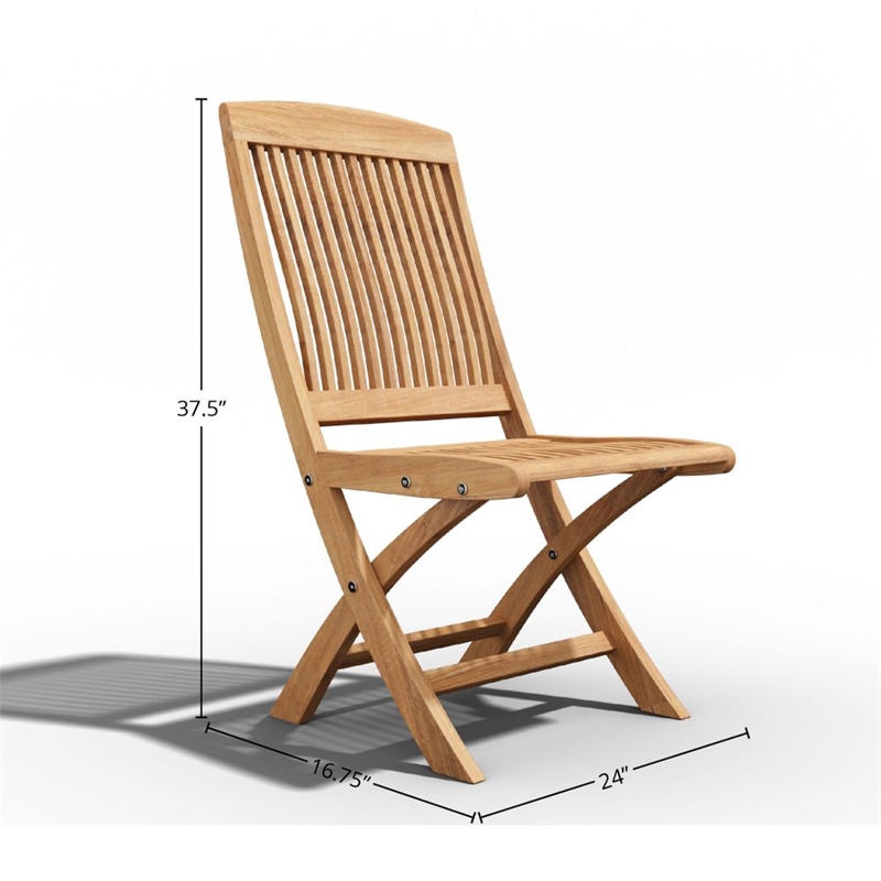 Curated Maison Florence 9-PC Teak Outdoor Dining Set with Extendable in Natural