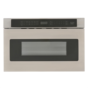 Kucht Professional 23.8&quot Modern Stainless Steel Microwaves in Silver