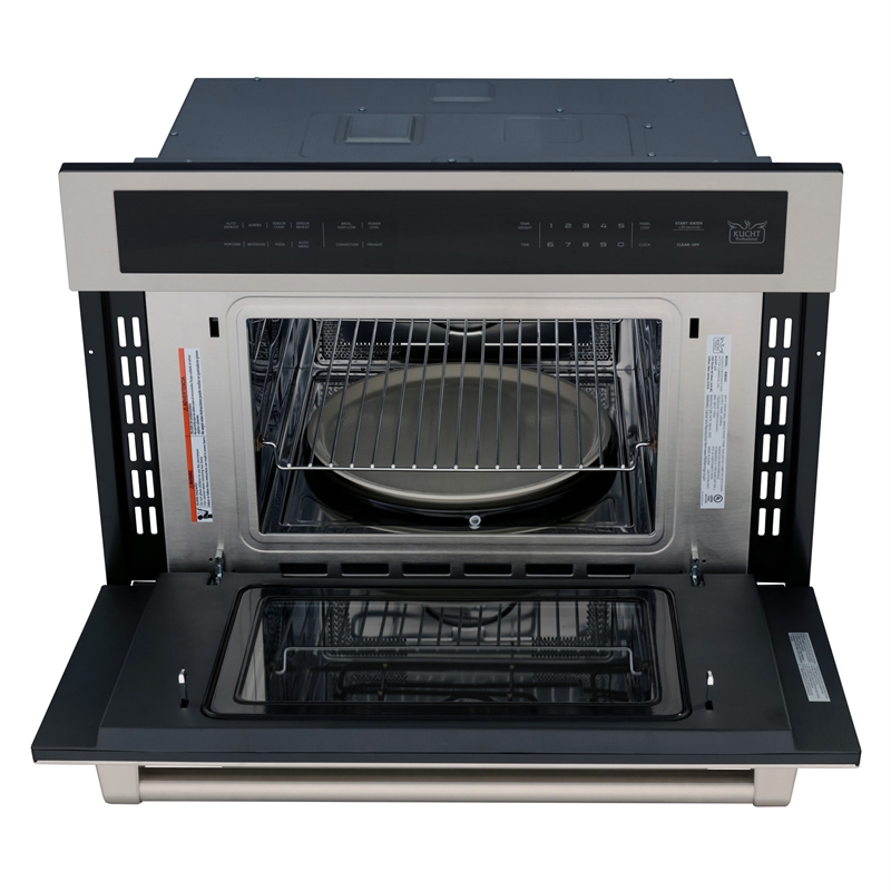 KUCHT 30 in 1.6 Cu.Ft. Stainless Steel Air Fryer & Convection Built In Microwave