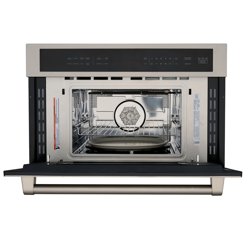 KUCHT 30 in 1.6 Cu.Ft. Stainless Steel Air Fryer & Convection Built In Microwave