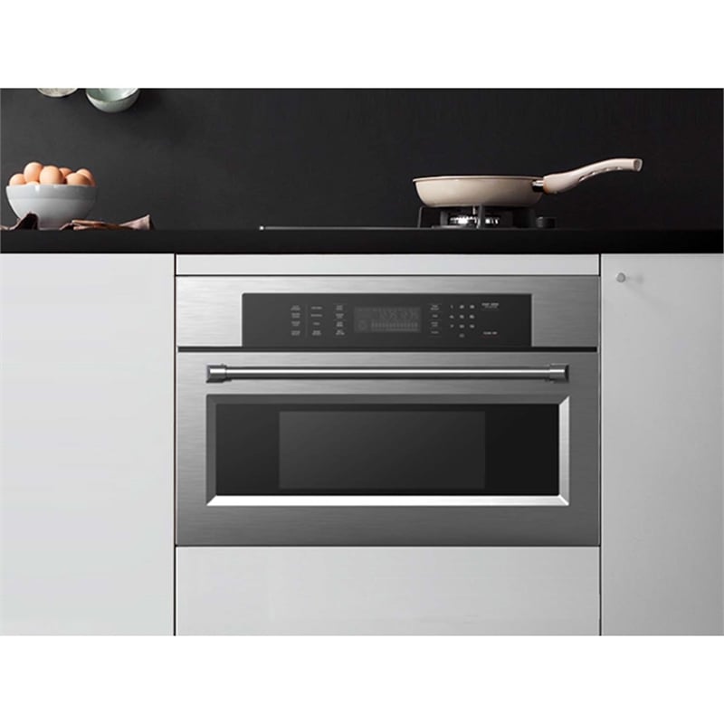 KUCHT 30 in 1.6 Cu.Ft. Stainless Steel Air Fryer & Convection Built In Microwave