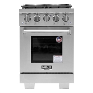 Professional 24-in Propane Gas Range in Stainless Steel with True Simmer Burners