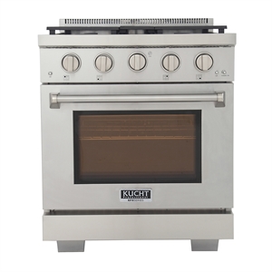 Professional 30-in Natural Gas Range in Stainless Steel with True Simmer Burners
