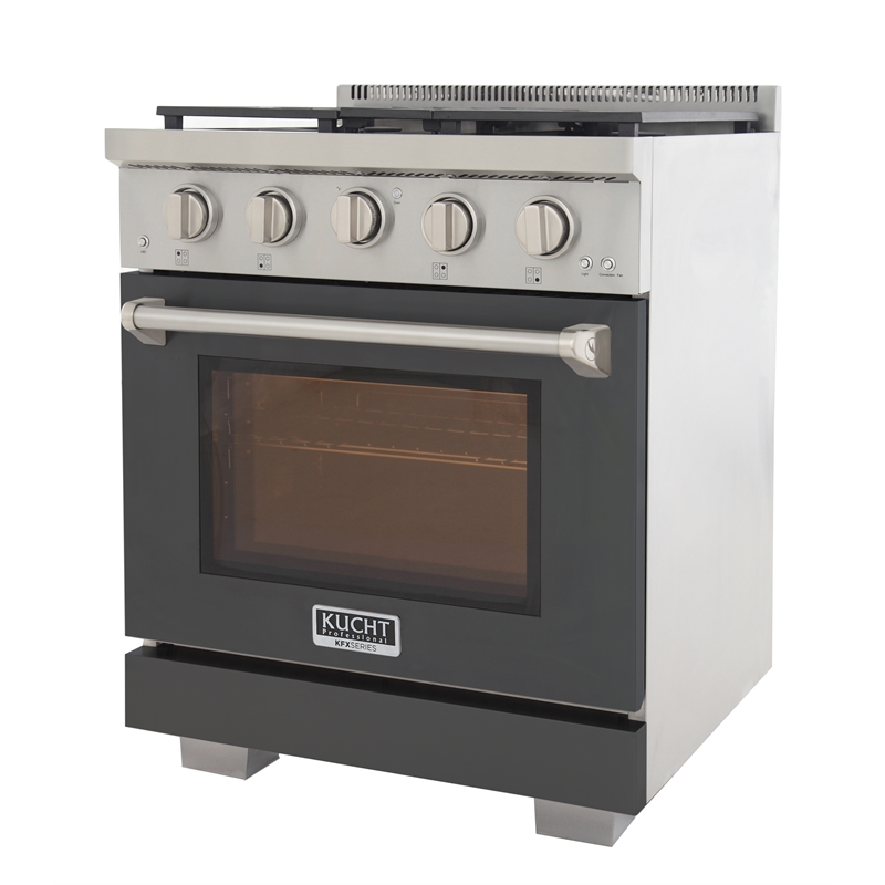 Professional 30-in Propane Gas Range in Light Blue with True Simmer Burners
