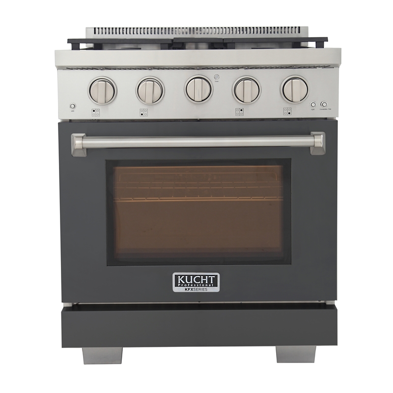 Professional 30-in Propane Gas Range in Light Blue with True Simmer Burners