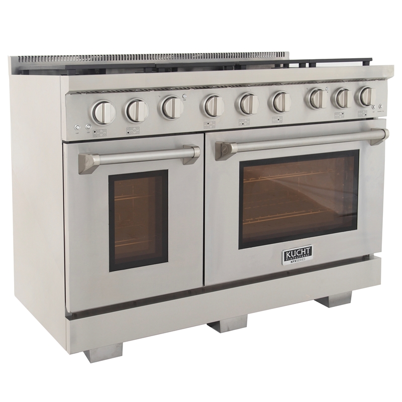 Professional 48-in Natural Gas Range in Stainless Steel with True Simmer Burners