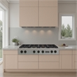 48 in. ft. Propane Gas Range Top with in Stainless Steel with Tuxedo Black Knobs
