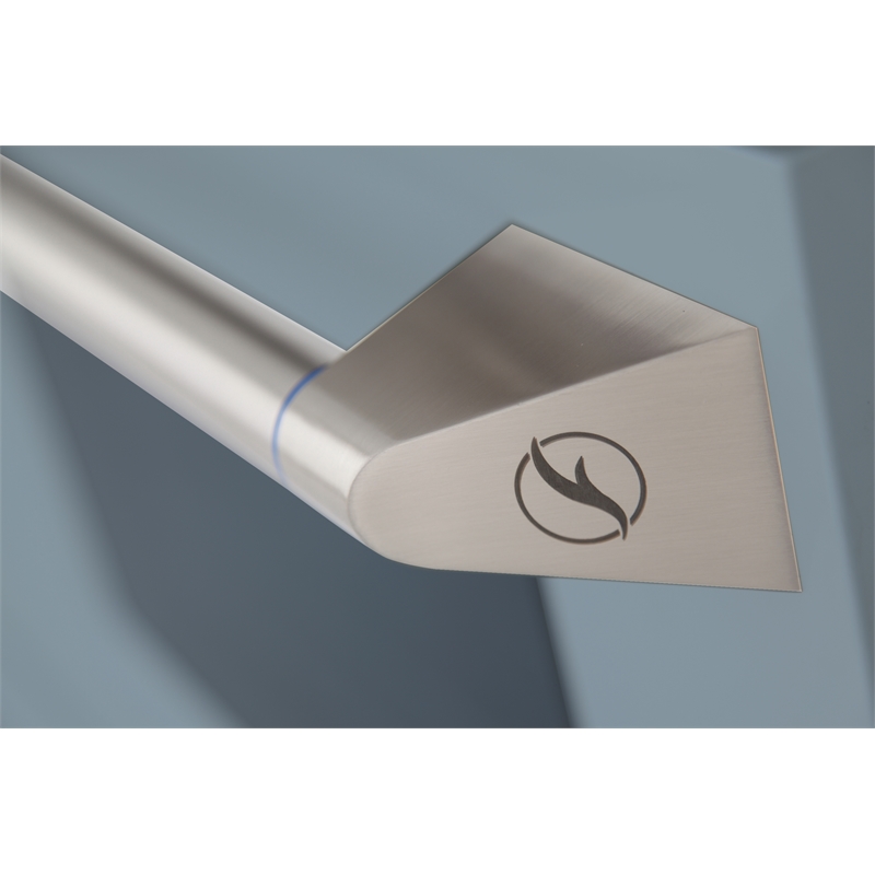 30 in. 4.2 cu. ft. Dual Fuel Range Propane Gas Sealed Burners in Light Blue.