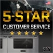 36 in. 5.2 cu. ft. Dual Fuel Range for Propane Gas in Titanium Stainless Steel
