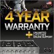 36 in. 5.2 cu. ft. Dual Fuel Range for Propane Gas in Titanium Stainless Steel