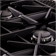 36 in. 5.2 cu. ft. Dual Fuel Range for Propane Gas in Titanium Stainless Steel