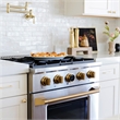 30 in. 4.2 cu.ft. 4-Burners Dual Fuel Range Propane Gas in Stainless Steel Steel