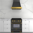 30 in. 4.2 cu. ft. Dual Fuel Range for Natural Gas in Dark Stainless Steel
