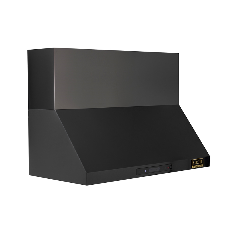 48 in. 900 CFM Wall Mounted Range Hood in Titanium Stainless Steel