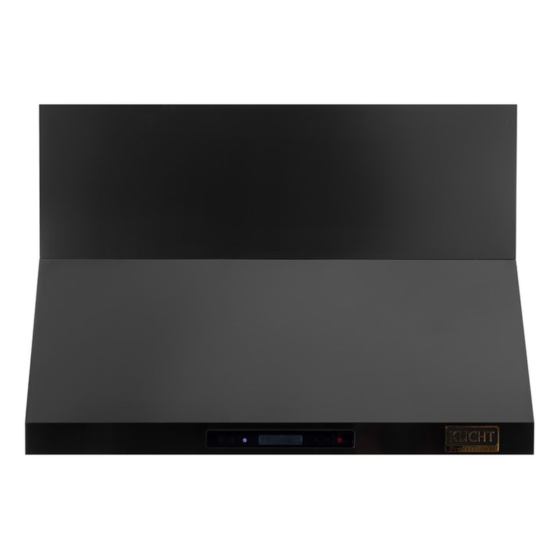 48 in. 900 CFM Wall Mounted Range Hood in Titanium Stainless Steel