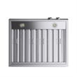 30 in. 900 CFM Ducted Wall Mount Range Hood in Stainless Steel