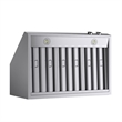 36 in. 900 CFM Ducted Wall Mount Range Hood in Stainless Steel
