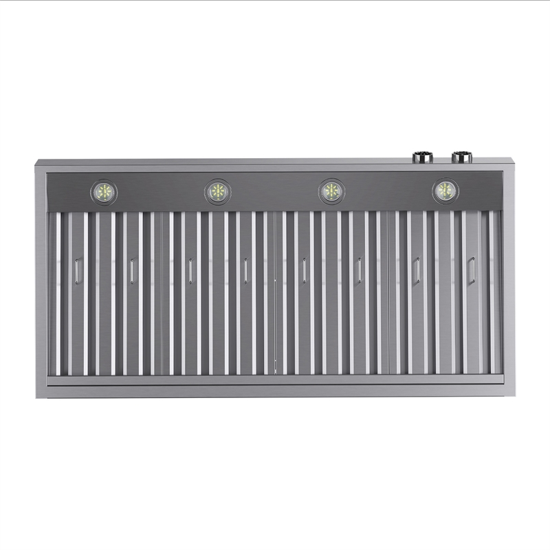 48 in. 900 CFM Ducted Wall Mount Range Hood in Stainless Steel