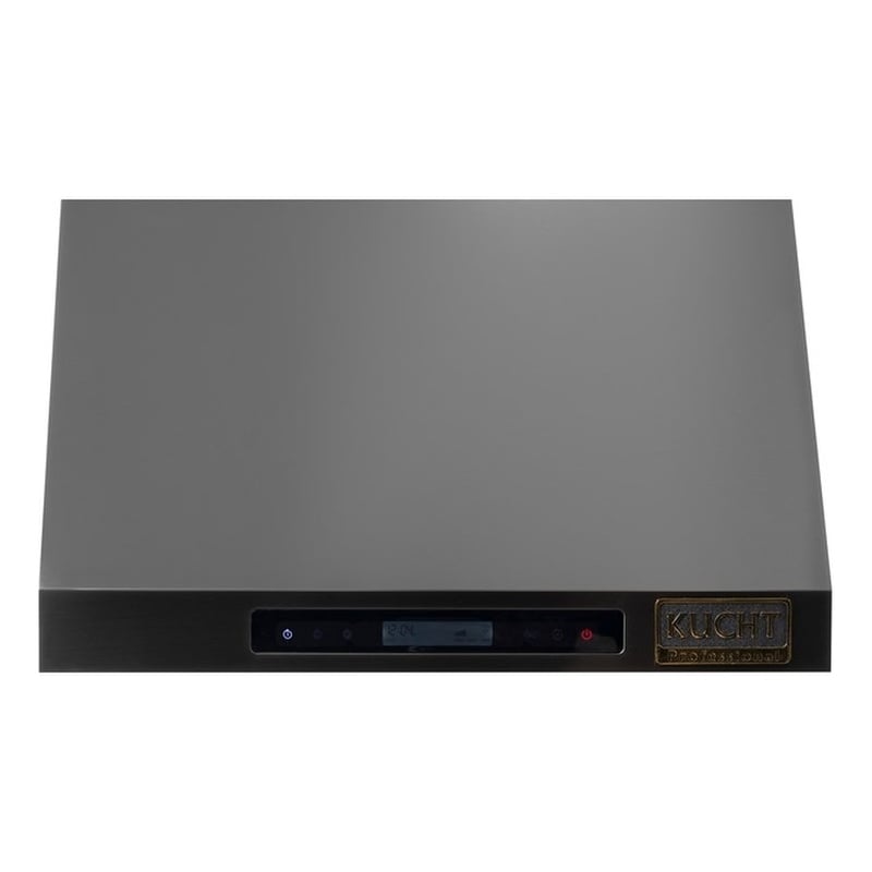 36 in. 900 CFM Under Cabinet Range Hood in Titanium Stainless Steel