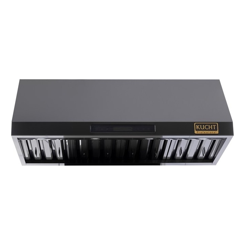 48 in. 900 CFM Under Cabinet Range Hood in Titanium Stainless Steel