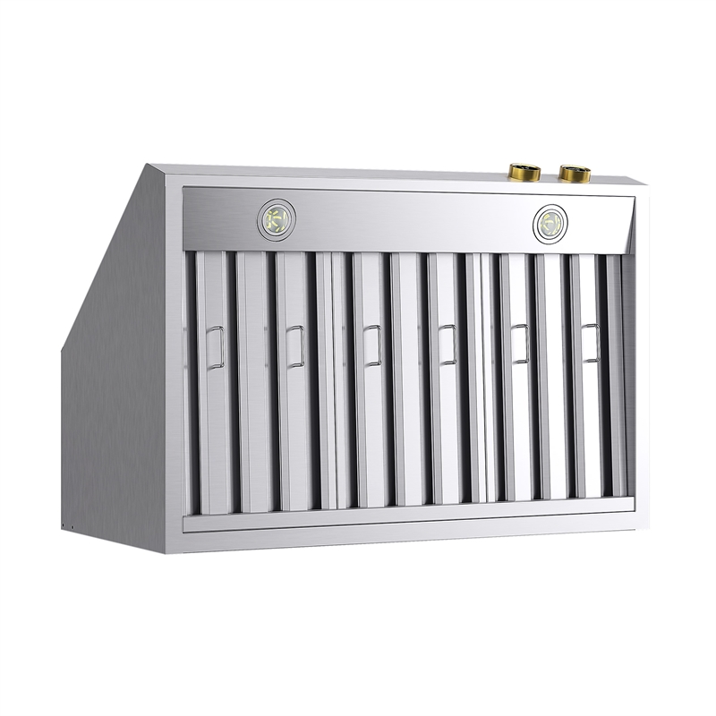36 in. 900 CFM Under Cabinet Range Hood in Stainless Steel with Gold