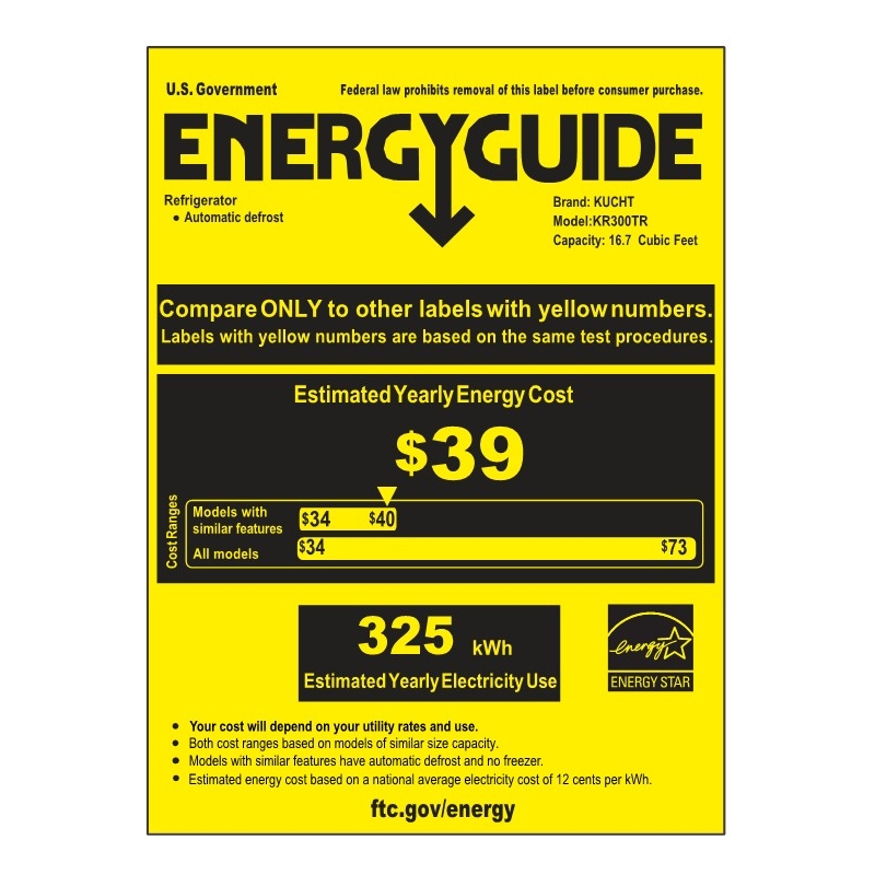 KUCHT 30 in. Counter Depth Built-In Refrigerator in Custom Panel Ready