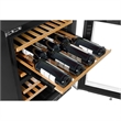 24 in. Dual Zone 52-Wine Bottles Wine Cooler in Stainless Steel