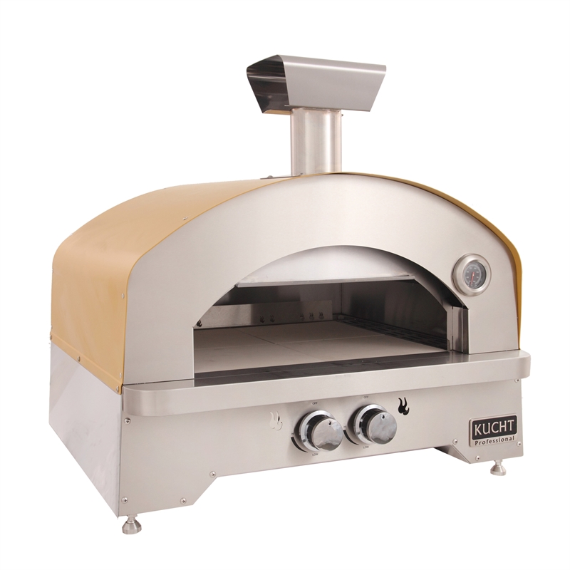 NAPOLI Outdoor Portable Propane Gas Pizza Oven in Yellow