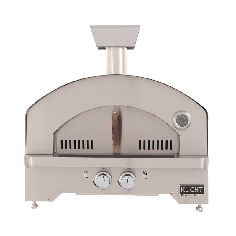 NAPOLI Outdoor Portable Propane Gas Pizza Oven in Stainless Steel
